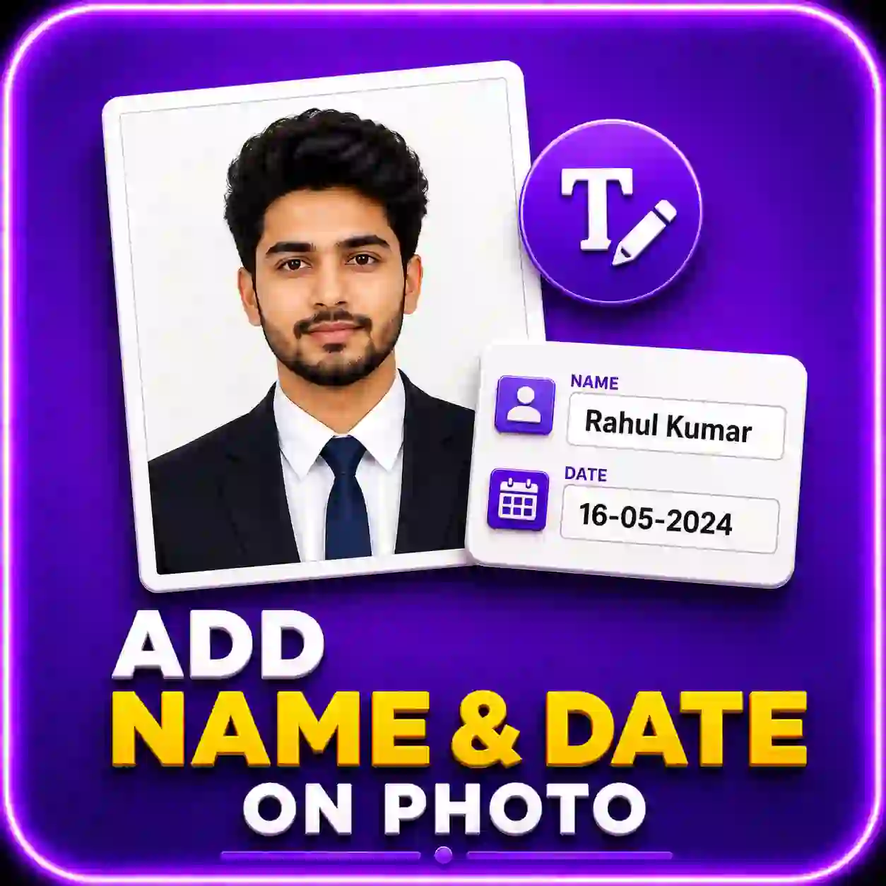 Add Name & Name on Photo