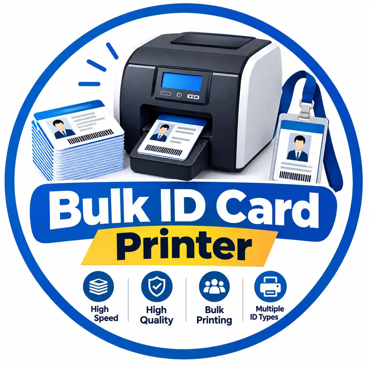 Bulk ID Card Printer