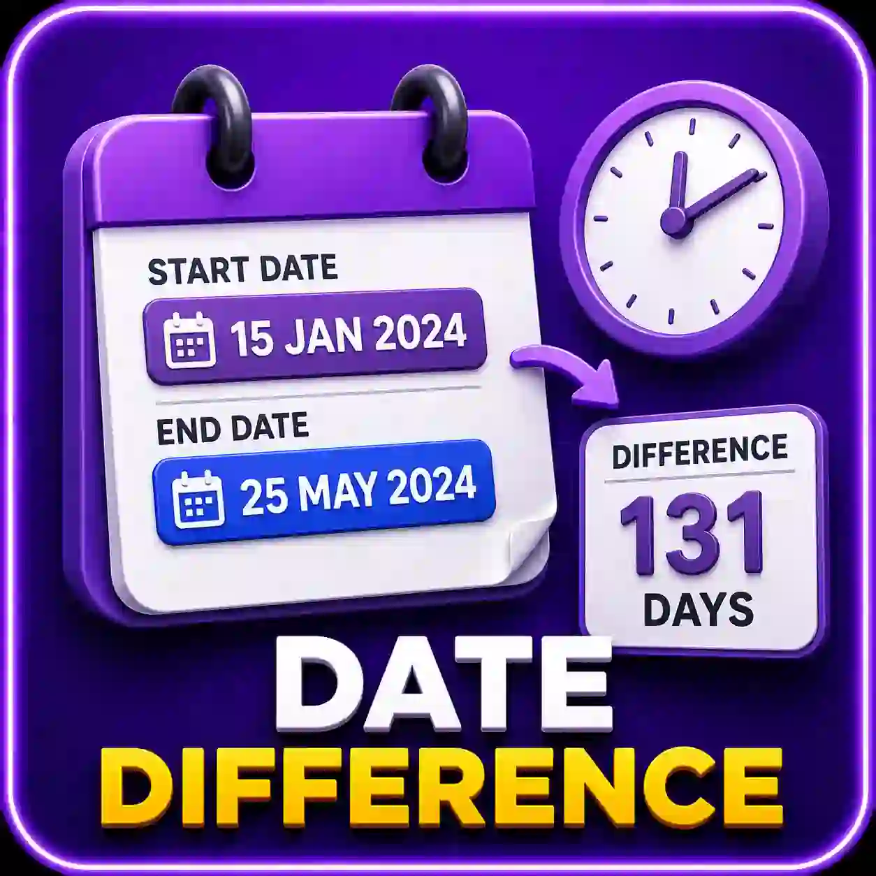 Date Difference Calculator