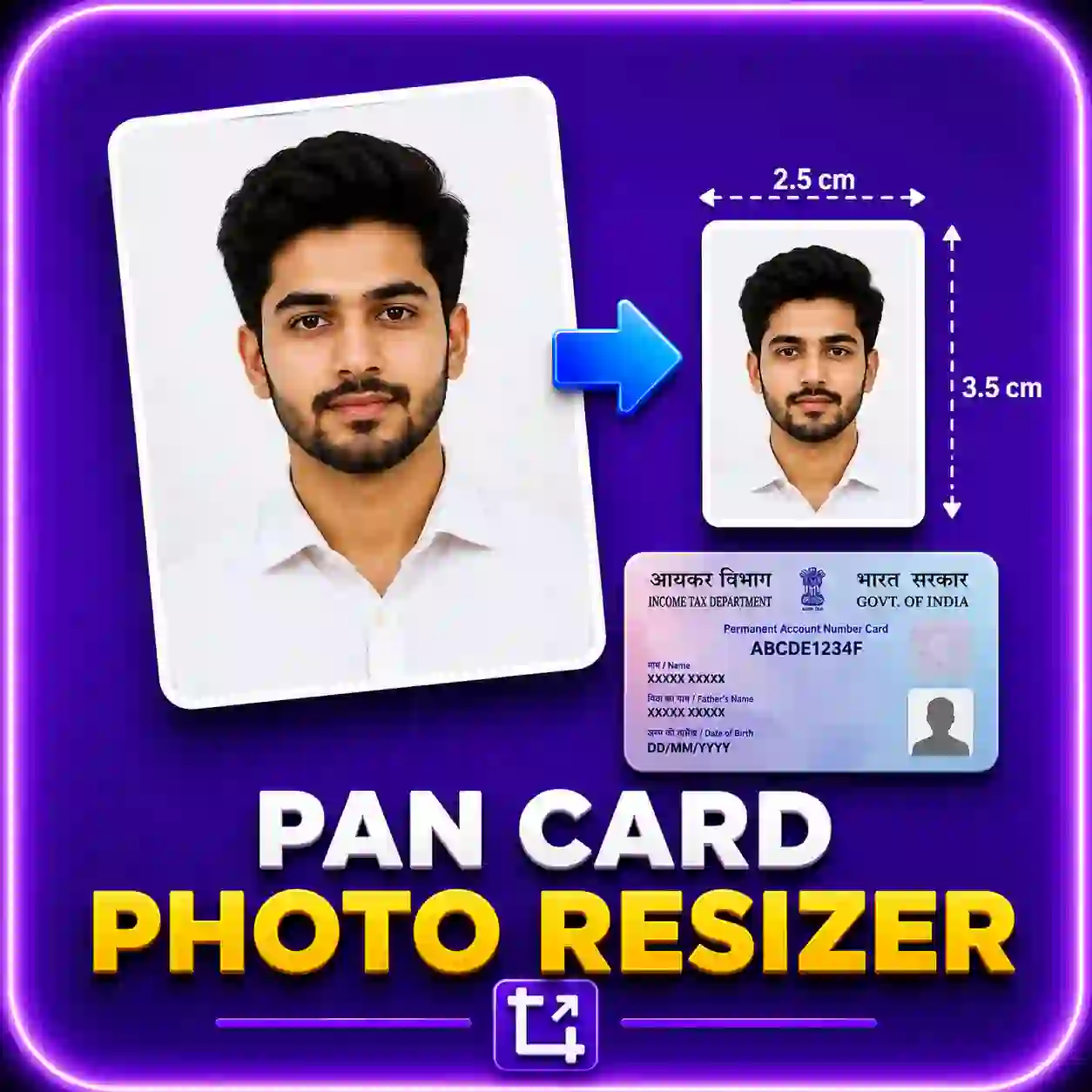 PAN Card Photo Resizer