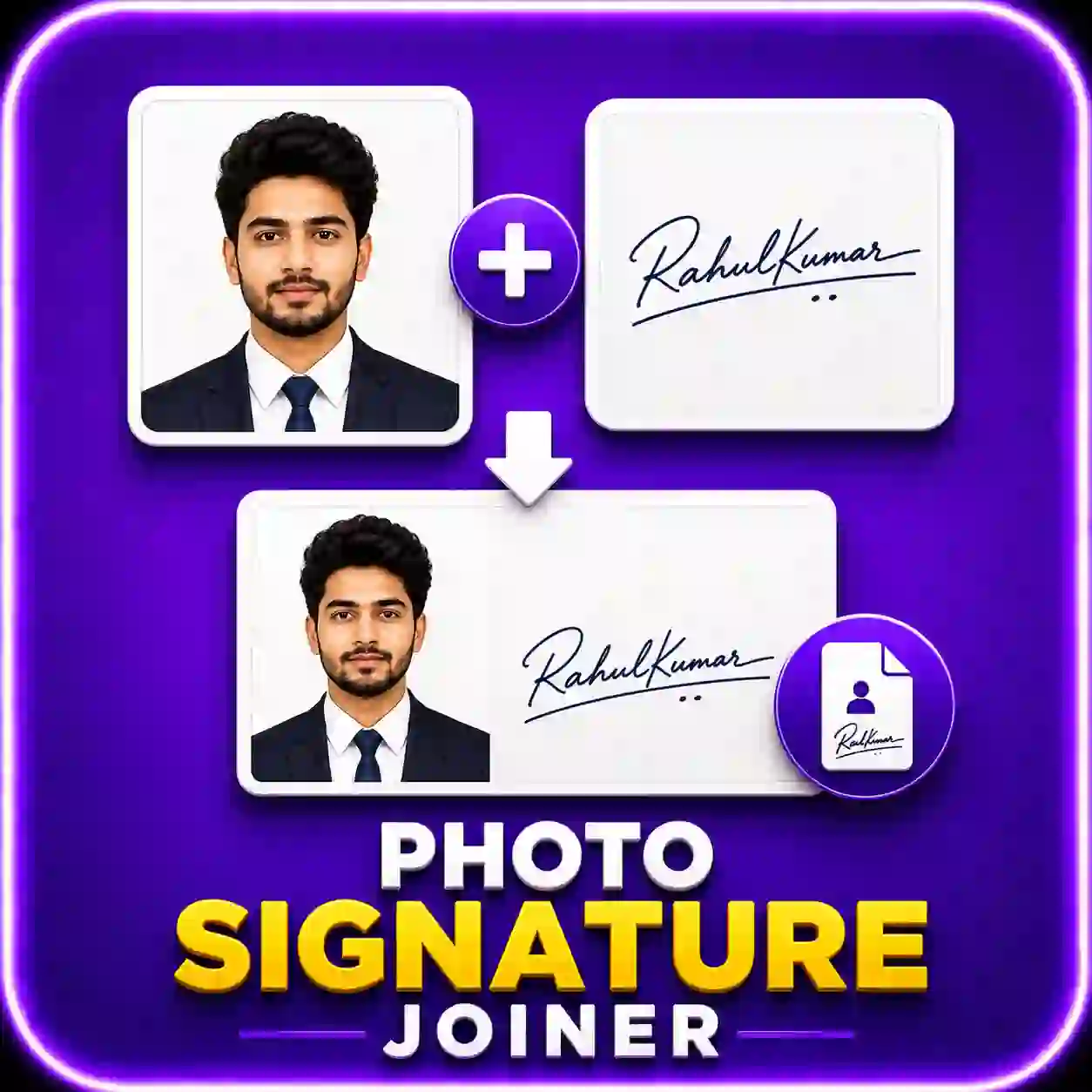 Photo Signature Joiner