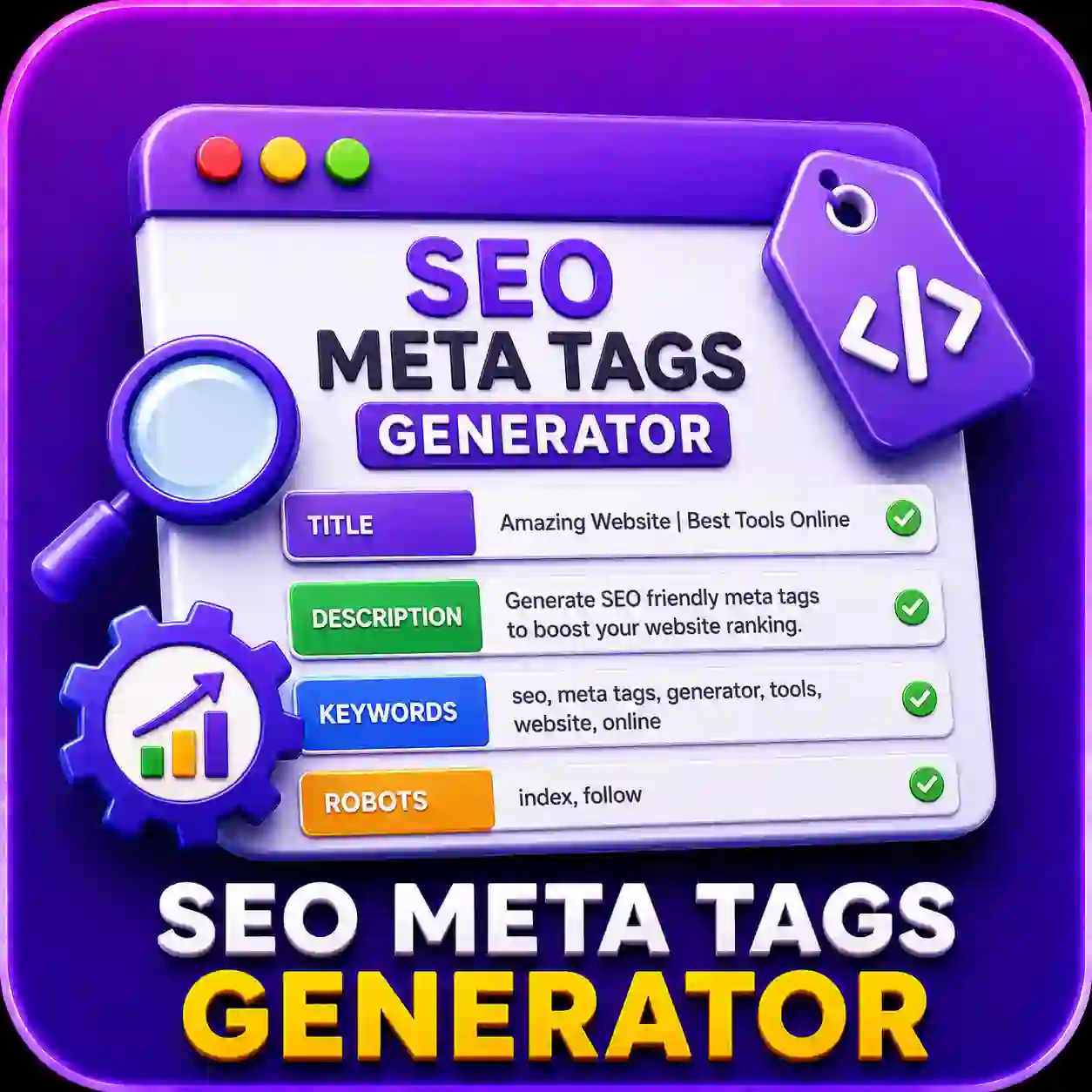 SEO Meta Tags Generator
