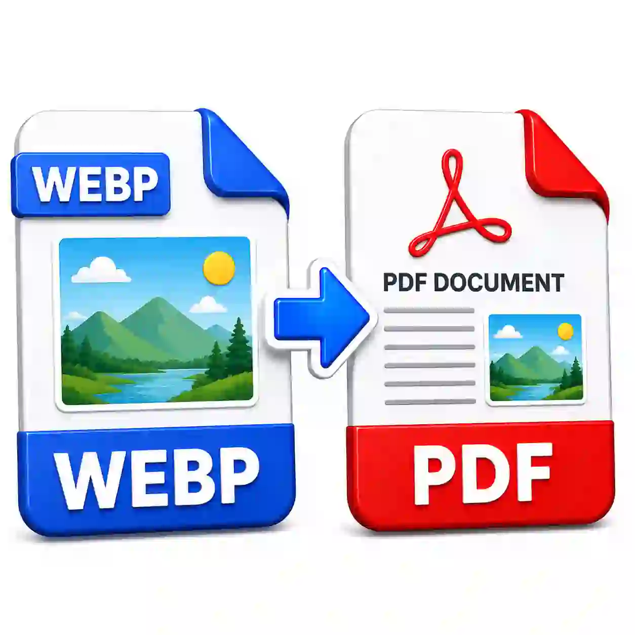 WEBP to PDF